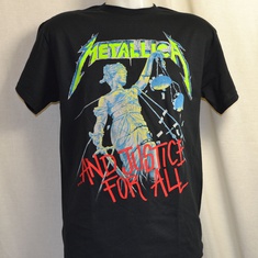 t-shirt metallica and justice 