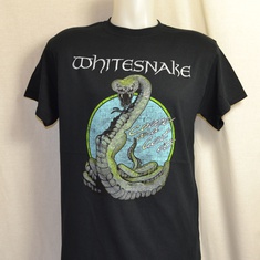 t-shirt whitesnake circle snake 