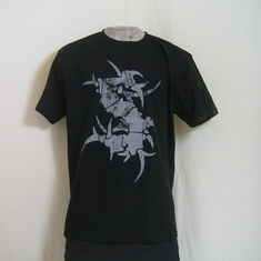 t-shirt sepultura zwart logo