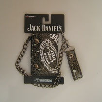 portemonee jack daniels gekraakt leer 