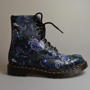 dr martens pascal mystic garden floral black