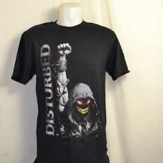 t-shirt disturbed up your fist
