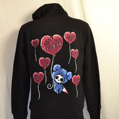 hooded vest akumu float away