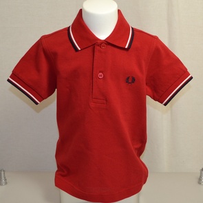 kinder polo fred perry sy3600-401 rood