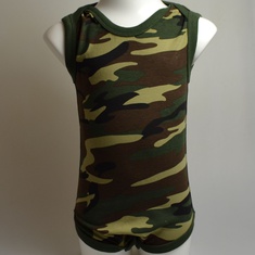 romper groene camo 