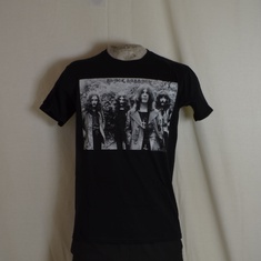 t-shirt black sabbath grey scale group