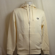 hooded vest fred perry j7536-560 ecru 