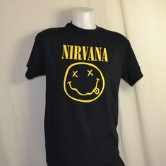 t-shirt nirvana smiley