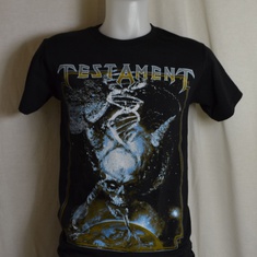t-shirt testament titan skull 