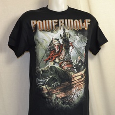 t-shirt powerwolf sainted by the storm