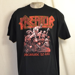 t-shirt kreator pleasure to kill 