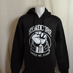 hooded sweater hardcore united zwart