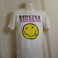 t-shirt nirvana xerox smiley wit 