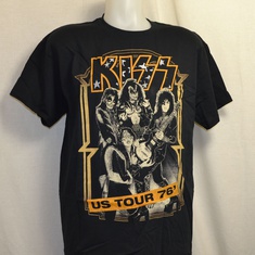 t-shirt kiss us tour 76
