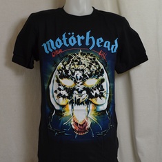 t-shirt motorhead overkill blauw