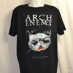 t-shirt arch enemy black earth