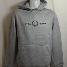 hooded sweater fred perry m7520-420 grijs