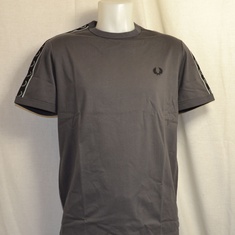 t-shirt fred perry taped m4613-r66 gunmetal