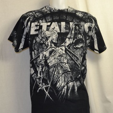 t-shirt metallica stoned justice allover
