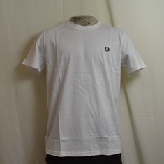 t-shirt fred perry crew neck m6334-100 wit