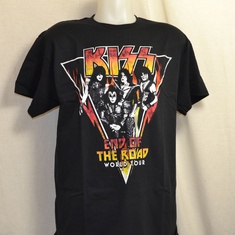 t-shirt kiss eotr world tour triangle