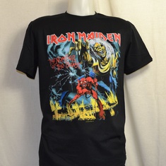 t-shirt iron maiden number of the beast 