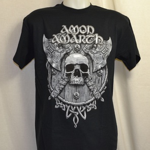 t-shirt amon amarth grey skull 