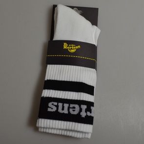 dr martens sokken wit met logo 