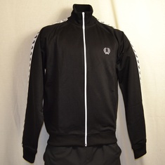 trainingsjack fred perry zwart j6231