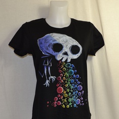 t-shirt akumu dames poison candy