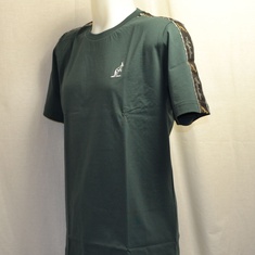 t-shirt australian groen zwarte bies 