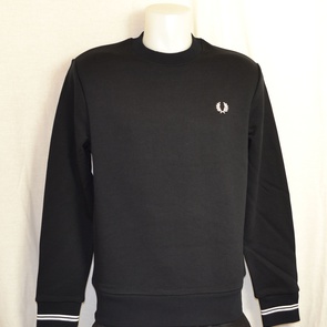 sweater fred perry m7535-102 zwart