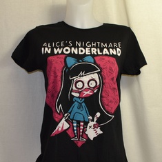 t-shirt akumu dames alice s nightmare