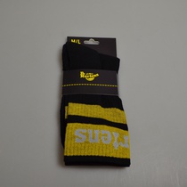 dr martens sokken zwart geel 
