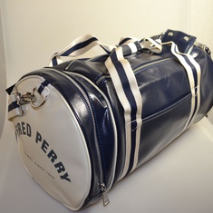 barrel bag fred perry blauw L7220-635