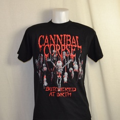 t-shirt canniball corpse butchered at birth