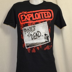 t-shirt exploites punks not dead 