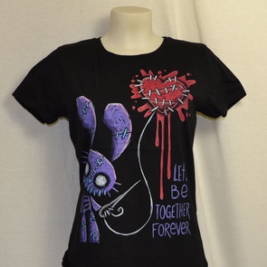 dames t-shirt akumu lets be together forever