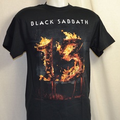 t-shirt black sabbath 13 track list 