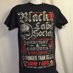 t-shirt black label society destroy and conquer