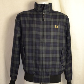 harrington fred perry check navy j1534-608 