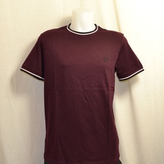 t-shirt fred perry twin tipped m1588-g21 mahogany