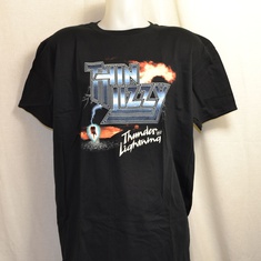 t-shirt thin lizzy thunder and lightning 