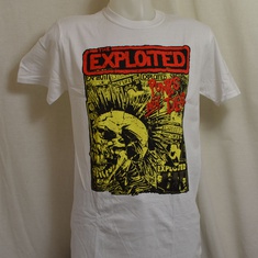 t-shirt exploited punks not dead wit 