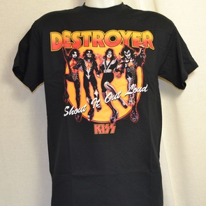 t-shirt kiss destroyer 
