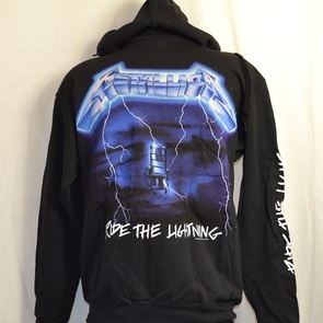 hooded vest metallica ride the lightning 