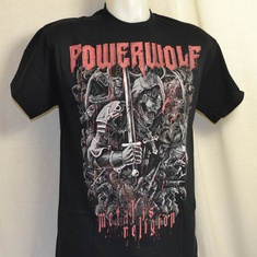 t-shirt powerwolf knights and wolves