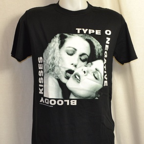 t-shirt type o negative bloody kisses