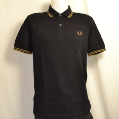 polo fred perry m3600-q27 zwart