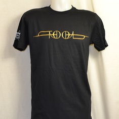 t-shirt tool gold logo 